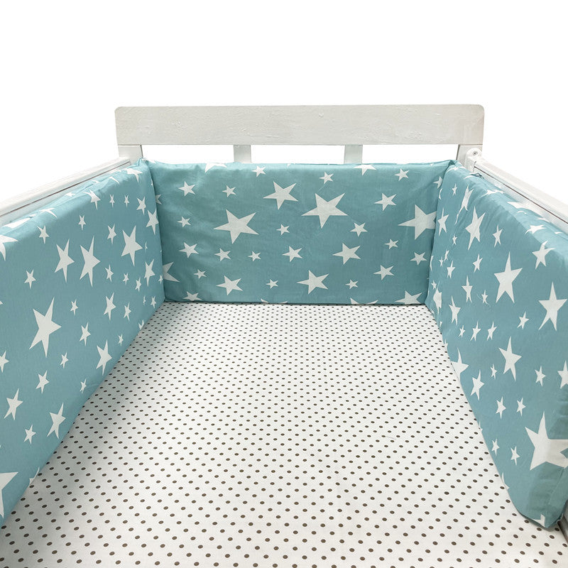 Comfortable Anti-Fall Cotton Bed for Babies