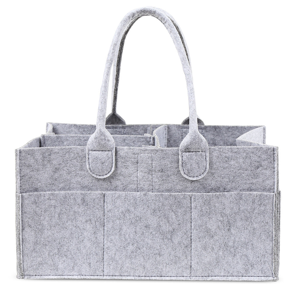 Cute Felt Handbag for Baby Diaper Storage