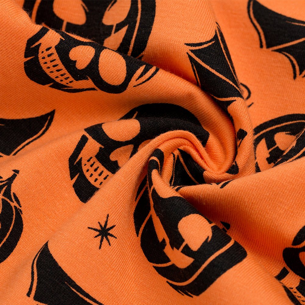 Soft Cotton Halloween Baby Outfit – Pumpkin & Ghost Romper