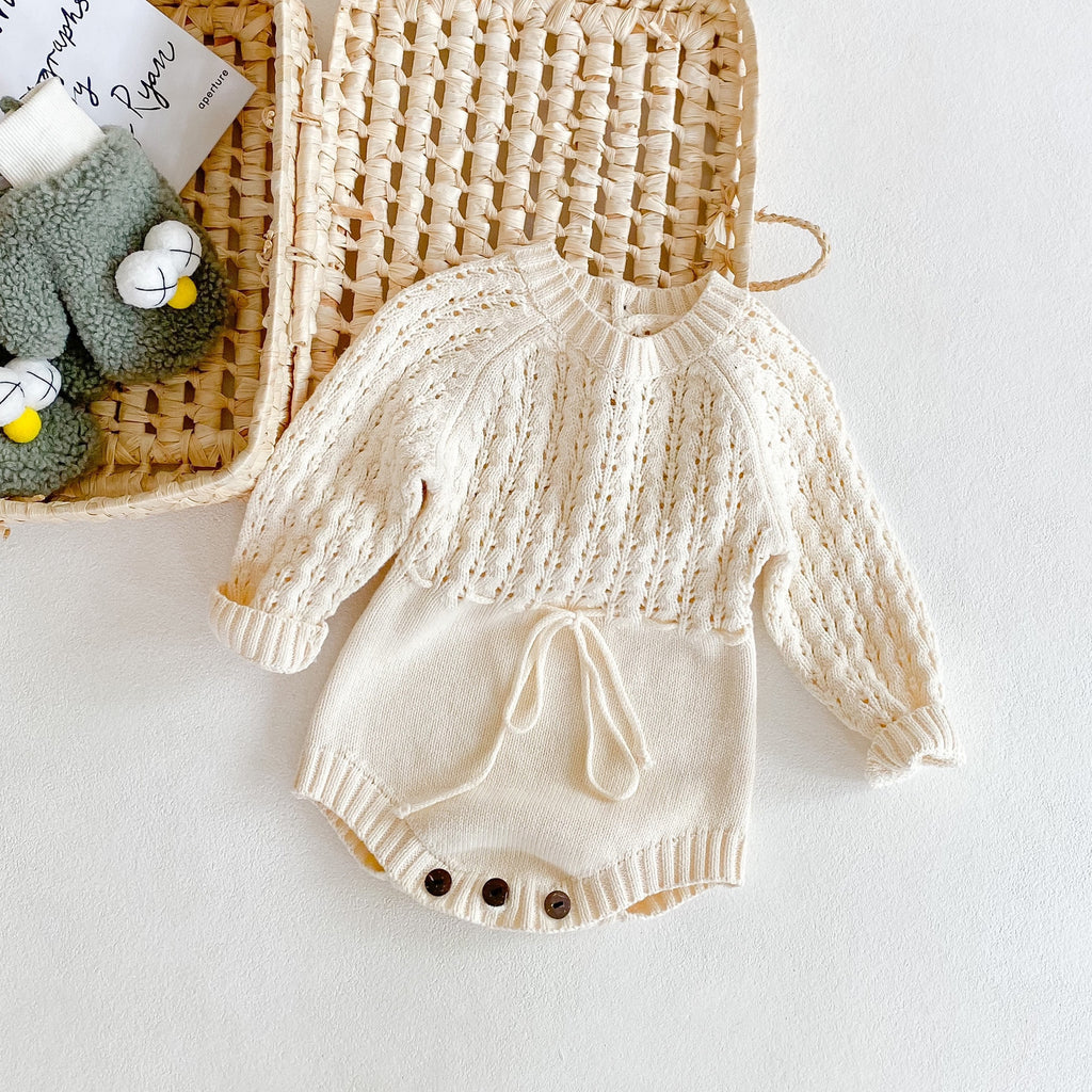 Girl Baby Knitted Long Sleeves