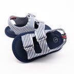 0-1 Years Old Striped Baby Sandals