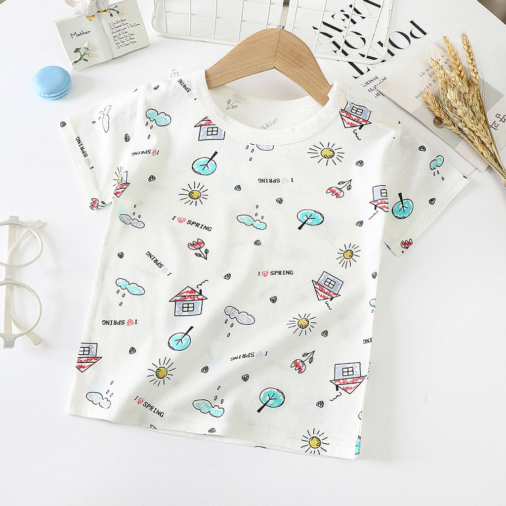 Baby Half-sleeved Bottoming Shirt