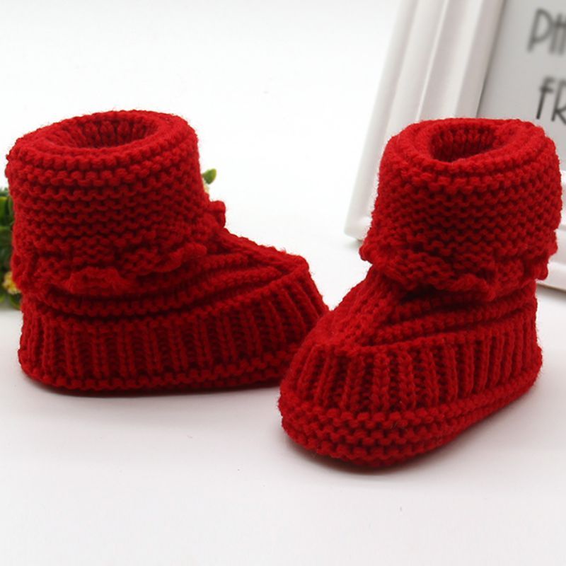 Handmade Knitted Wool Soft Bottom Babies