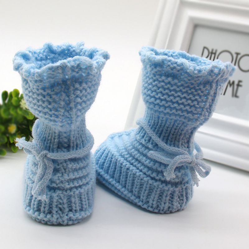 Handmade Knitted Wool Soft Bottom Babies