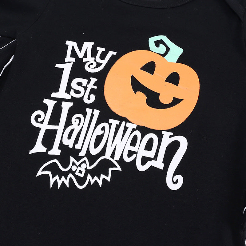 Spooky Sweet Baby Halloween Jumpsuit – Perfect for Fun