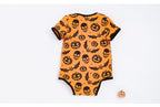 Soft Cotton Halloween Baby Outfit – Pumpkin & Ghost Romper