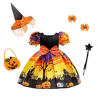 Halloween Princess Dress – Girls Cosplay Satin & Tulle Ball Gown