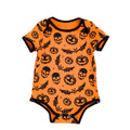Soft Cotton Halloween Baby Outfit – Pumpkin & Ghost Romper