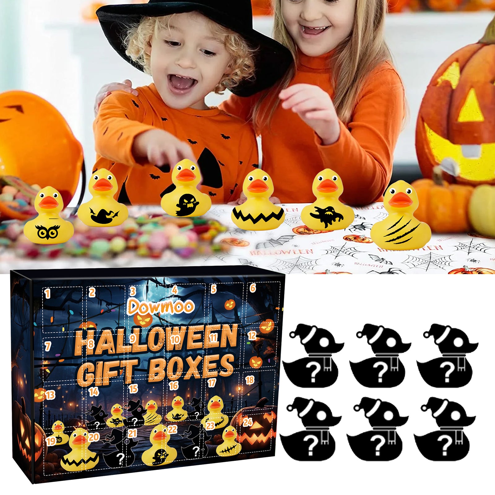 Cute Halloween Duck Blind Box – Mystery Toy