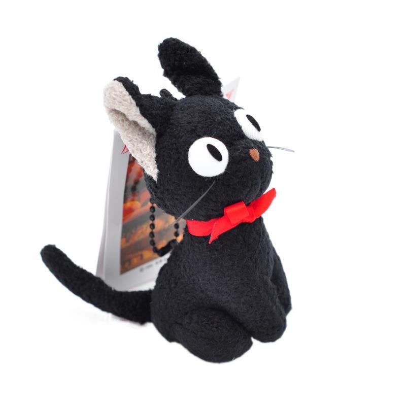Black Cat Plush Keychain Pendant - Cute Mini Animal Toy Doll