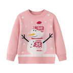 Festive Snowman Knit Hoodie