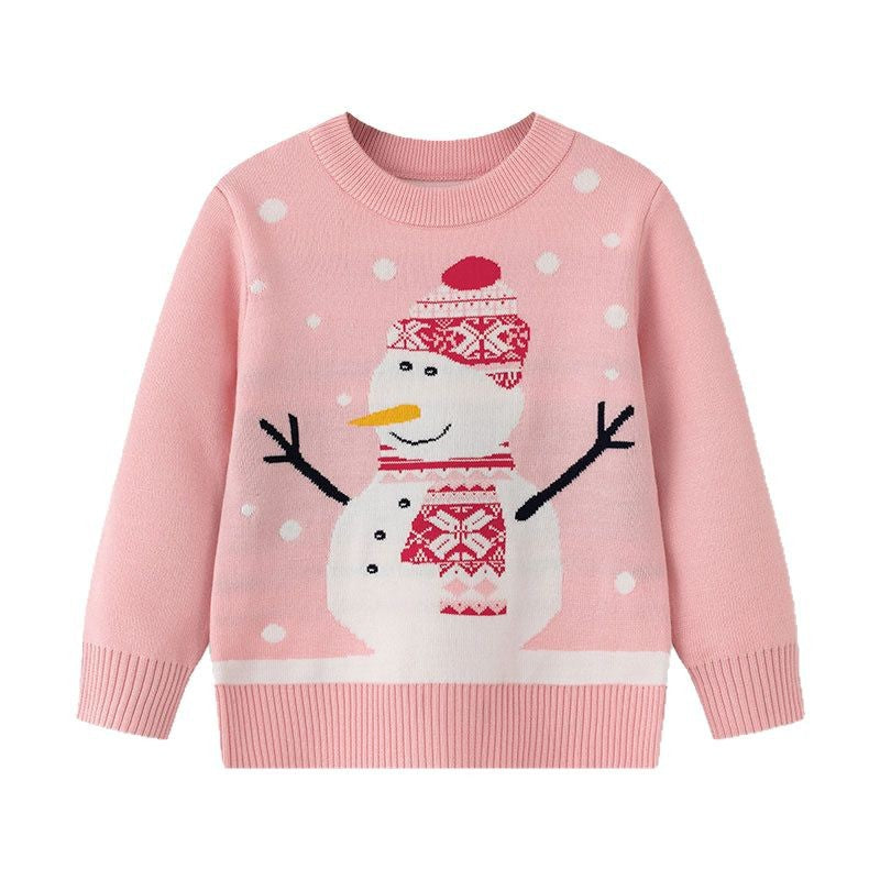 Festive Snowman Knit Hoodie