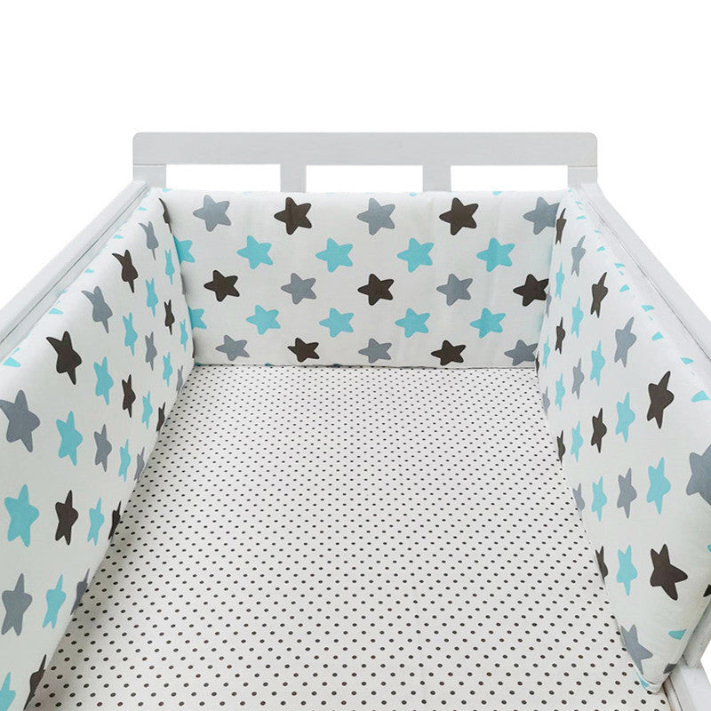 Comfortable Anti-Fall Cotton Bed for Babies