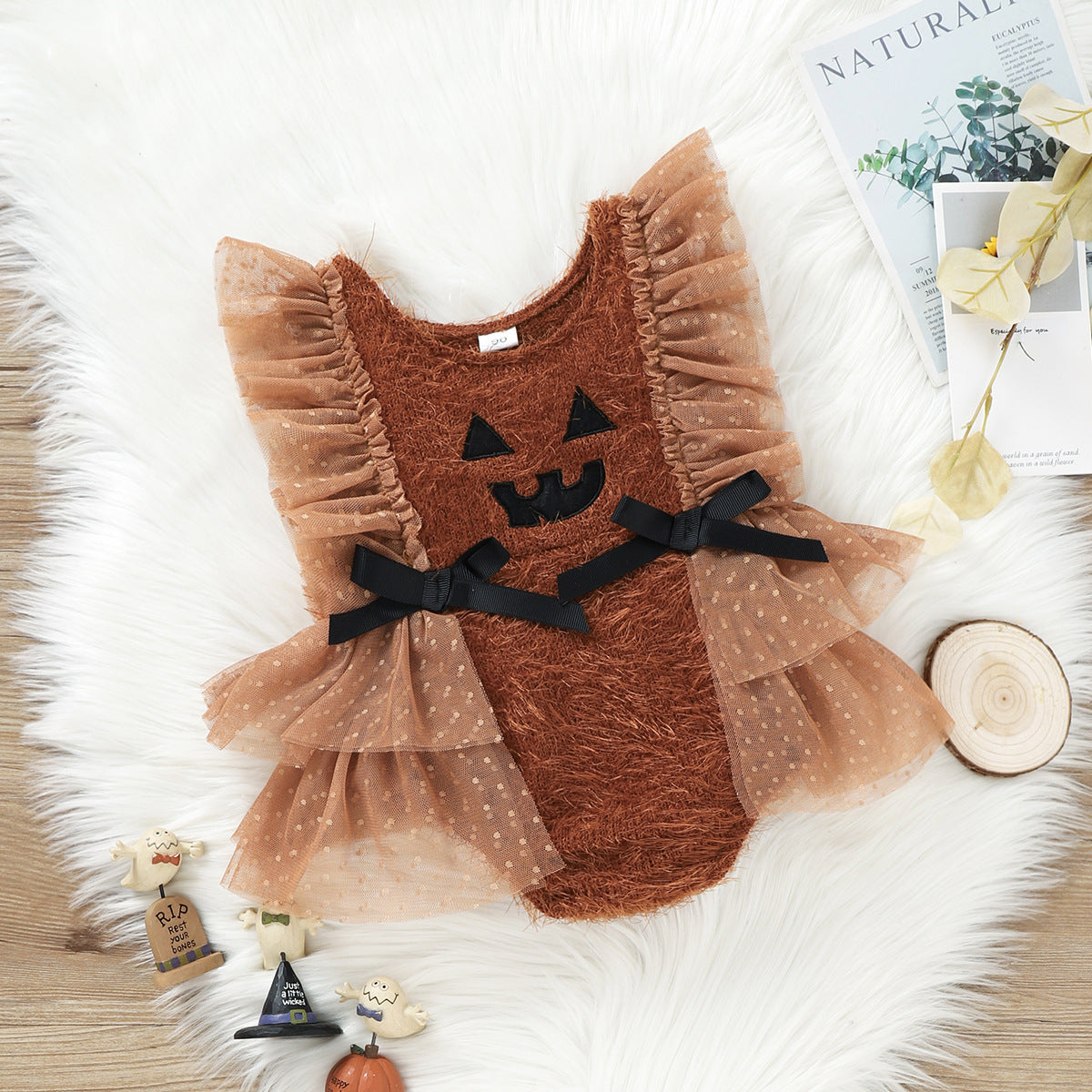 Halloween Baby Costume Triangle Rompers – Soft & Cute Infant Outfit