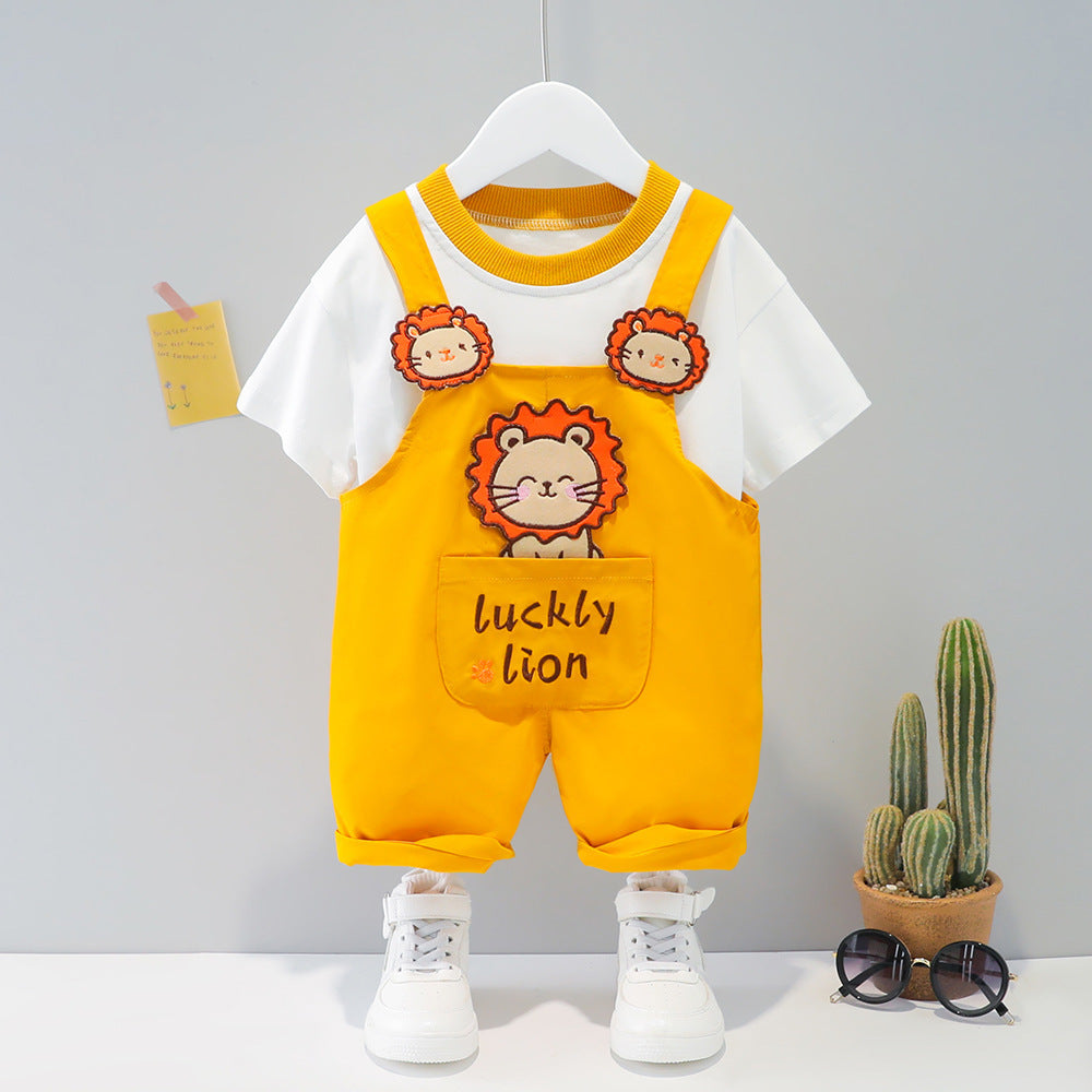 Baby Summer Cartoon Short-sleeved