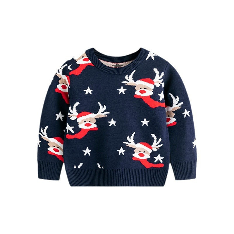 Base Cartoon Kids Sweater