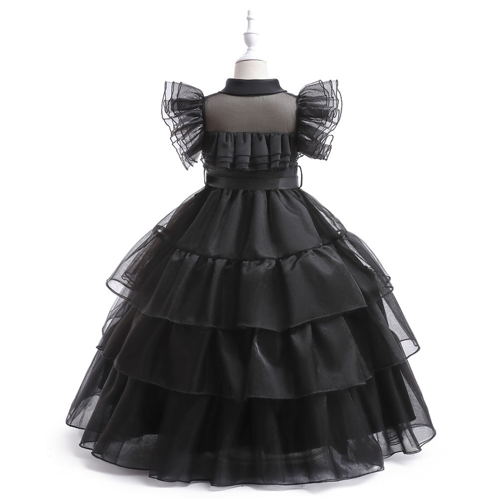 Girls Cosplay Princess Dress – Adams Style Layered Tulle Skirt