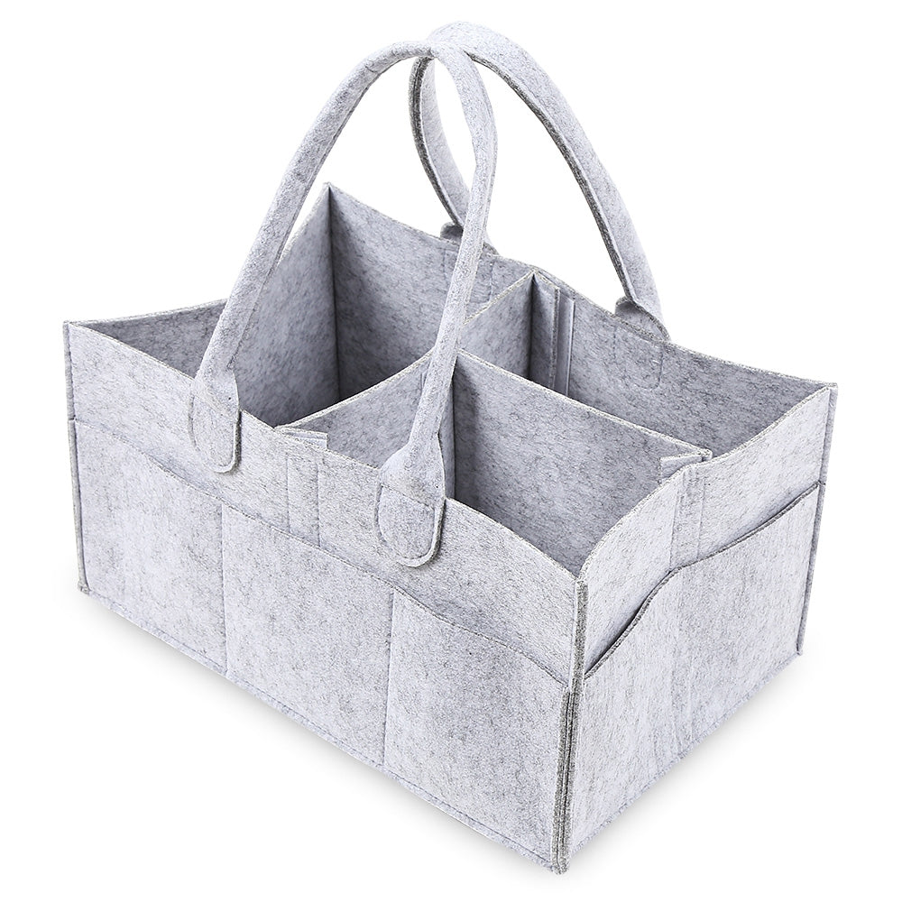 Cute Felt Handbag for Baby Diaper Storage