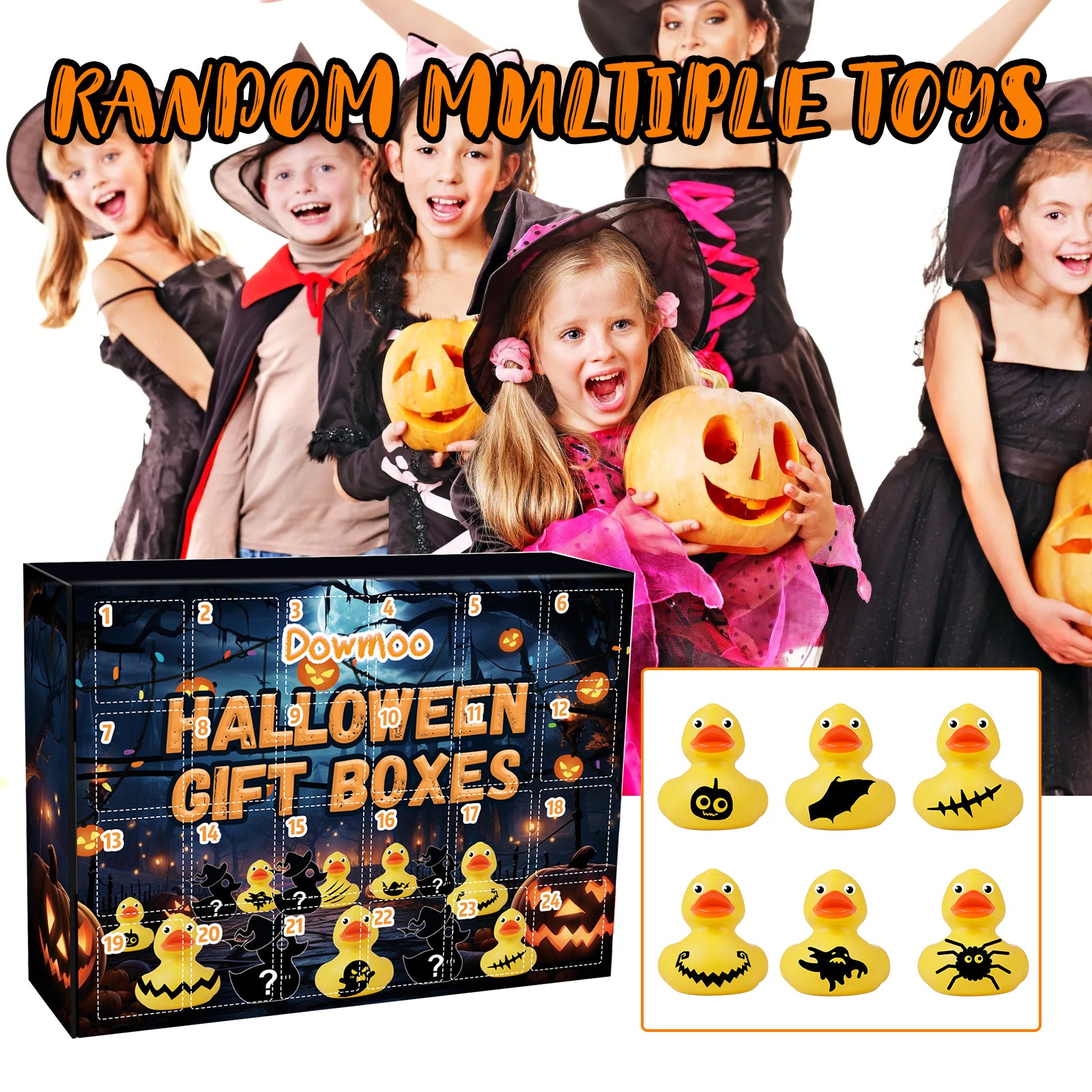 Cute Halloween Duck Blind Box – Mystery Toy