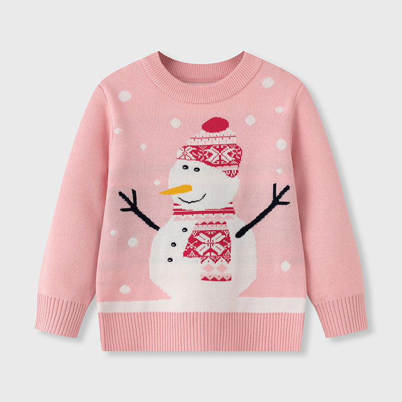 Festive Snowman Knit Hoodie