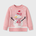 Festive Snowman Knit Hoodie