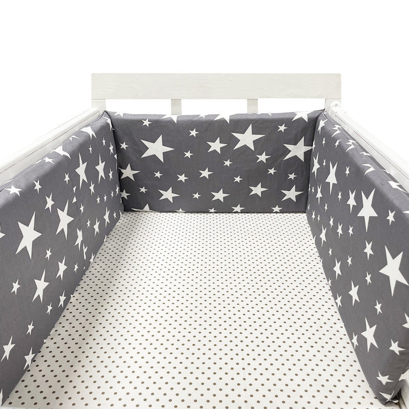 Comfortable Anti-Fall Cotton Bed for Babies