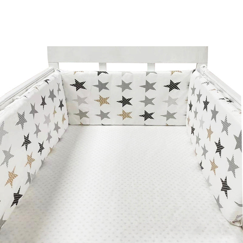 Comfortable Anti-Fall Cotton Bed for Babies