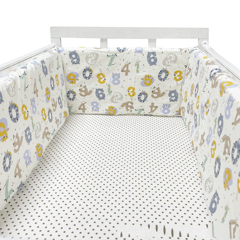 Comfortable Anti-Fall Cotton Bed for Babies