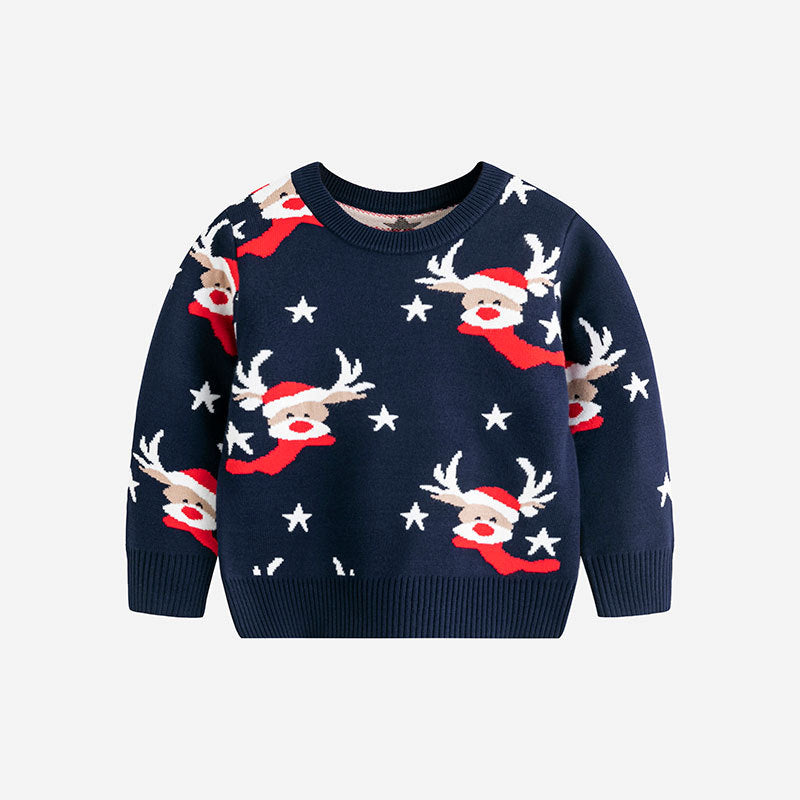 Base Cartoon Kids Sweater