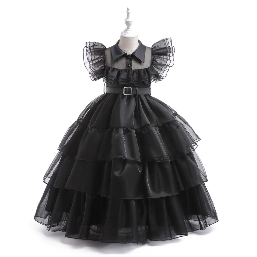 Girls Cosplay Princess Dress – Adams Style Layered Tulle Skirt