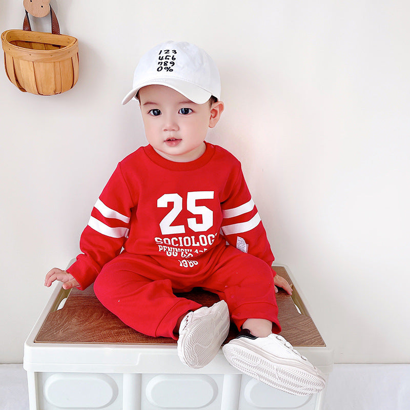 K‑Style Long‑Sleeve Onesie
