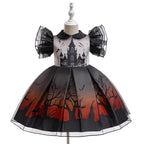 Kids Cosplay Gown – Halloween Princess & Witch Costume Dress