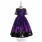 Halloween Pumpkin Ghost Dress – Girls Costume Party Outfit