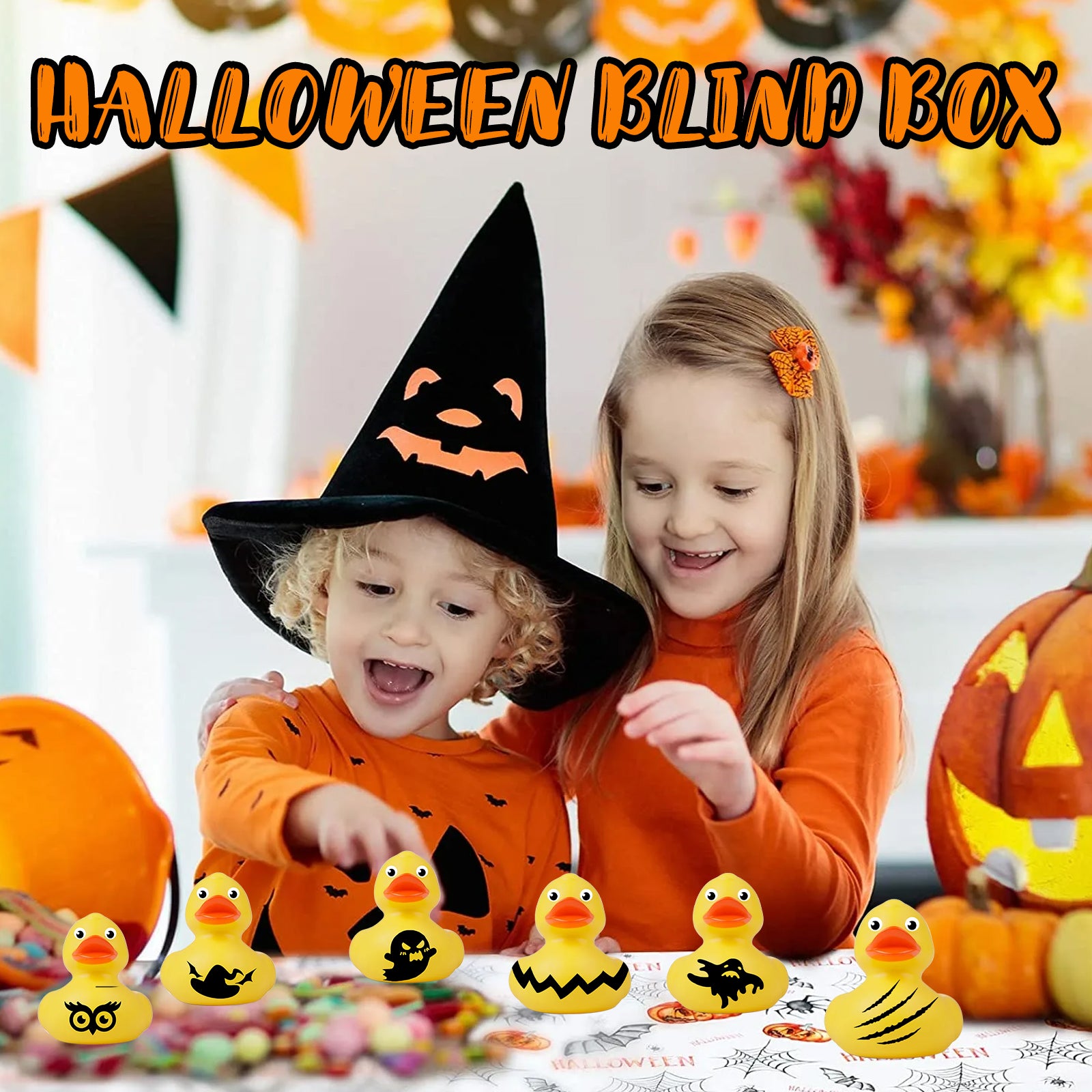 Cute Halloween Duck Blind Box – Mystery Toy
