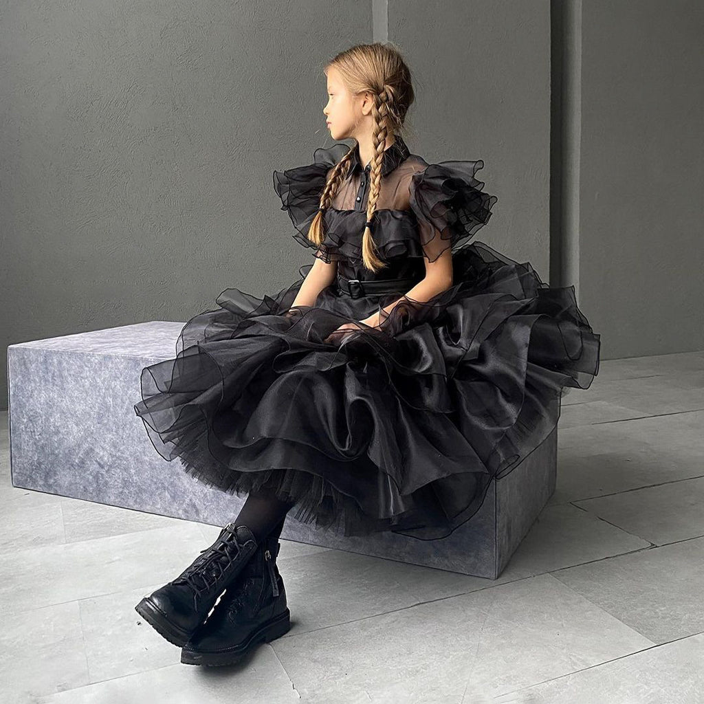 Girls Cosplay Princess Dress – Adams Style Layered Tulle Skirt