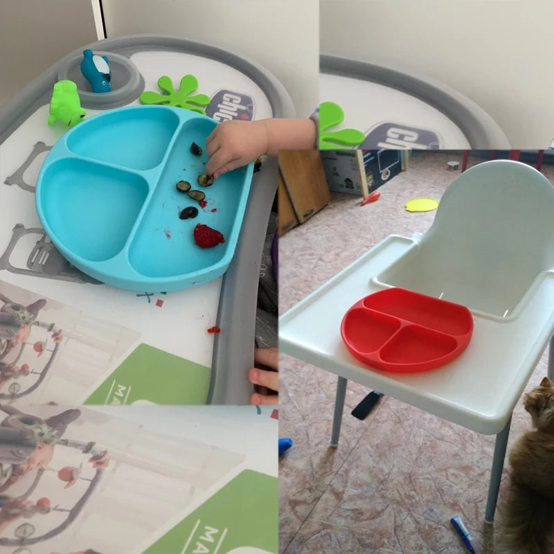 Baby Silicone Sucker Bowl – Spill-Free Mealtime