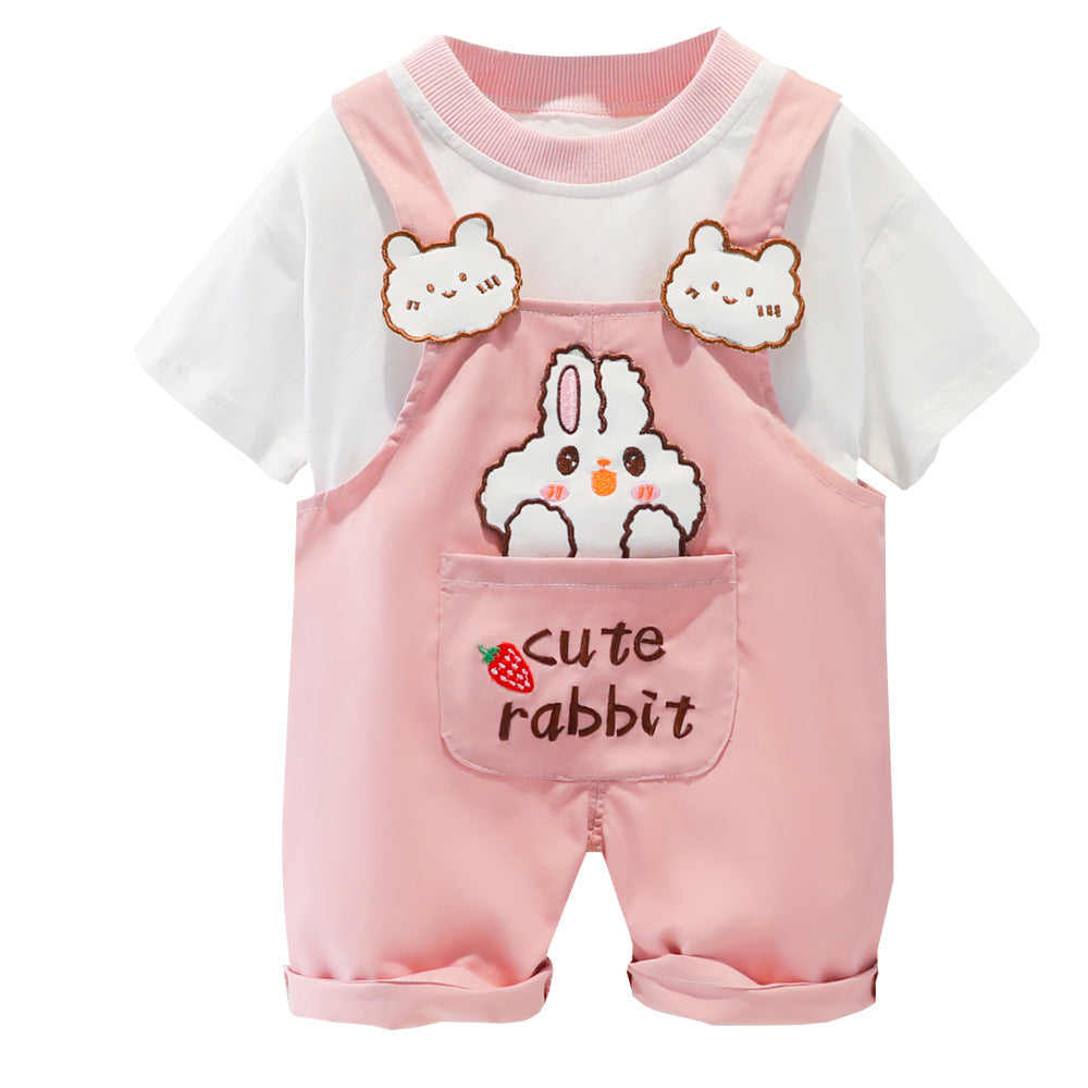 Baby Summer Cartoon Short-sleeved